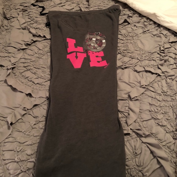 PINK Victoria's Secret Pants - EUC Victoria’s Secret Pink Gray Sweatpants - Large